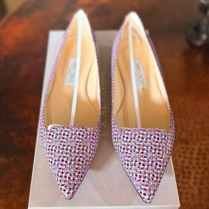 Jimmy Choo Multicolor Pointed Flats